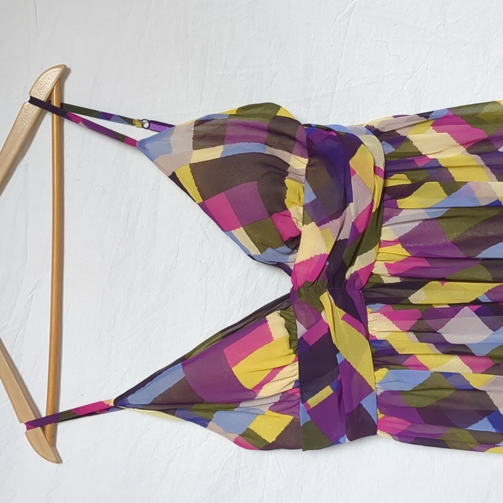 Moda dress bright colourful maxi large - Picture 3 of 17